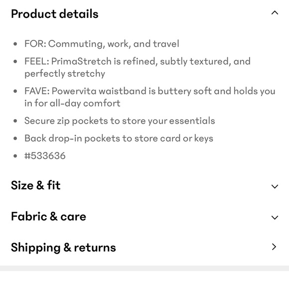 Athleta Endless Pants Black - Picture 2 of 10